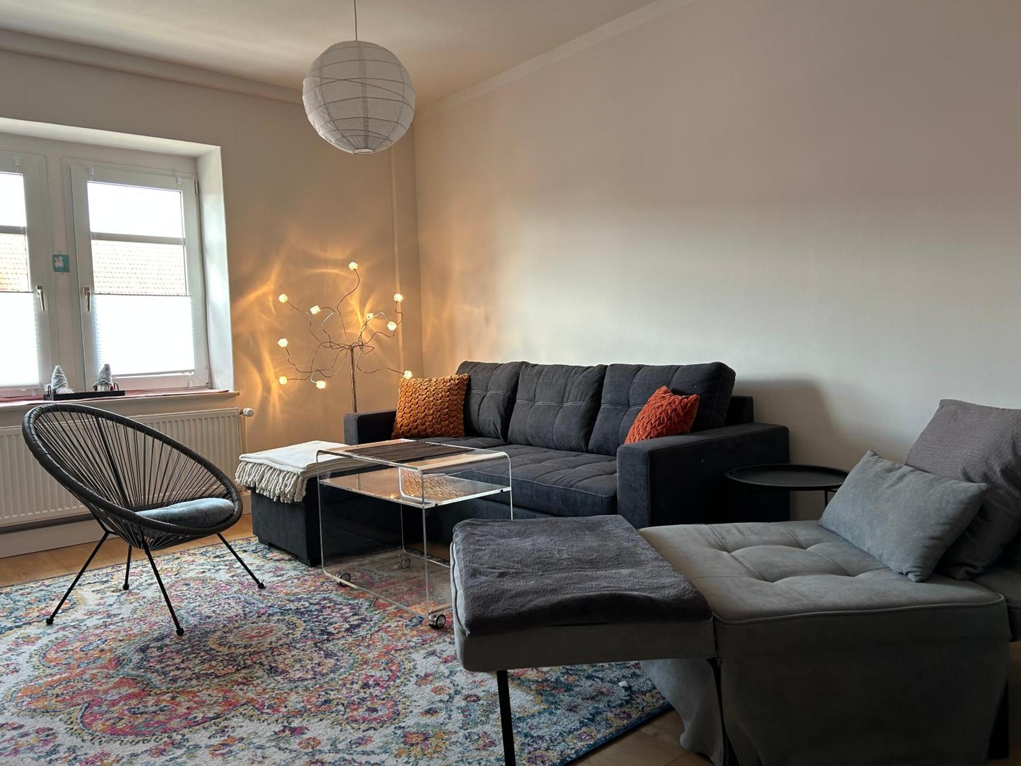 Schoene Neue 4 Zimmer Wohnung Mit Sued-Balkon Bis 8 Personen Νάουμπουργκ Εξωτερικό φωτογραφία